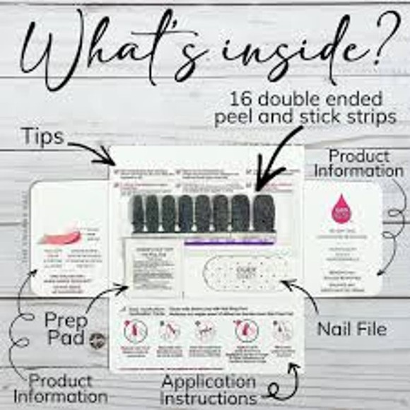 3 for $30 NWT Retired and Rare Color Street "Stay A Tile" Nail Polish Strips - Picture 7 of 12